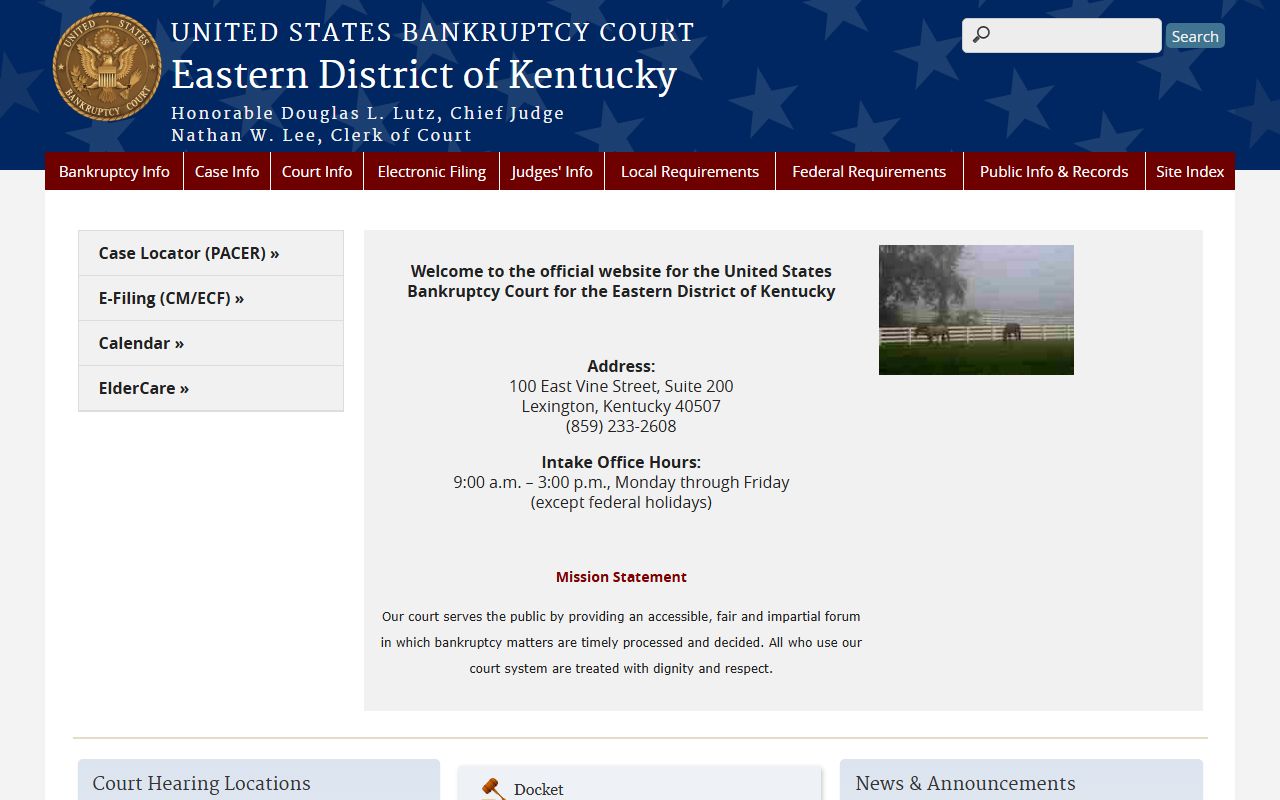 Carter County probate records federal bankruptcy distinction