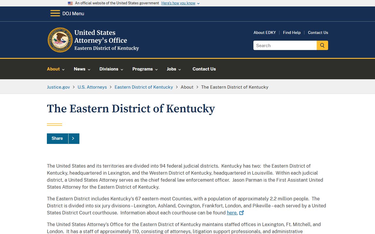 Carter County warrant records federal district page